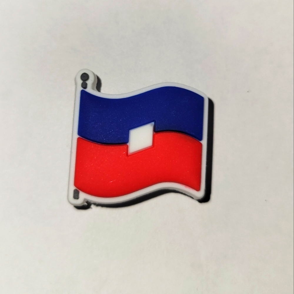 Haiti Flag Jibbitz Shoe Charm